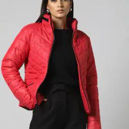 Women Zip-Front Puffer Jacket-26