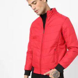 Quilted Zip-Front Puffer Jacket-image-41
