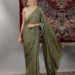Women Embellished Pre-Stitched Saree-image-51