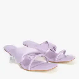 Women Square-Toe Kitten Heel Sandals-image-12