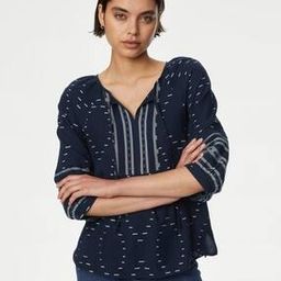 marks & spencer Women Geometric Print Regular Fit Top-picture-37