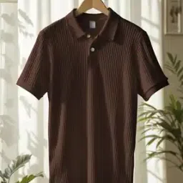 neonomad Men Ribbed Regular Fit Polo T-Shirt-picture-3