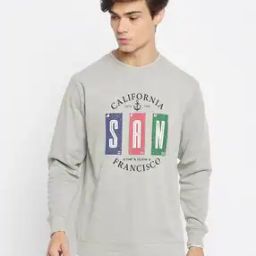 Men Printed Slim Fit Crew-Neck Sweatshirt-image-29