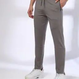 Men Straight Fit Cut & Sew Track Pants-image-32