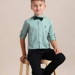 u.s. polo assn. Boys Regular Fit Cotton Shirt-picture-34