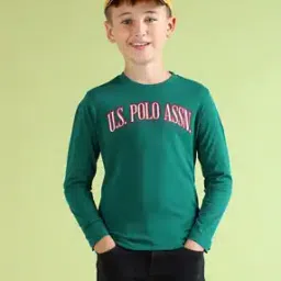 u.s. polo assn. Boys Brand Print Regular Fit Crew-Neck T-Shirt-picture-22