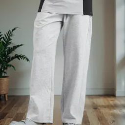 Shein Full Length Straight Track Pants With Pockets-image-29