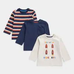 Pack of 3 Round-Neck T-Shirts-picture-30