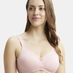 1250 Wirefree Non-Padded Super Combed Cotton Elastane Stretch Full Coverage Everyday Bra with Contoured Shaper Panel and Adjustable Straps-picture-22