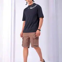 Men Regular Fit Cargo Shorts-picture-18