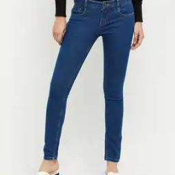 Women Lightly Washed Skinny Jeans-image-16
