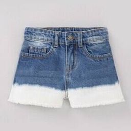 Girls Ombre-Dyed Denim Shorts-picture-36