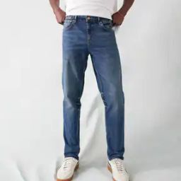 Tapered Fit Stretch Jeans-image-32