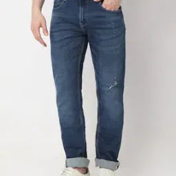spykar Men Mid-Wash Ricardo Straight Fit Jeans-picture-46