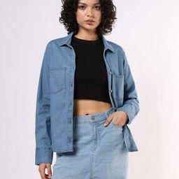 Women Regular Fit Cotton Shirt-image-2