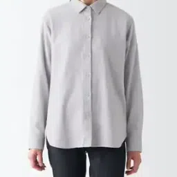 Flannel Regular Collar Long Sleeves Shirt-image-26