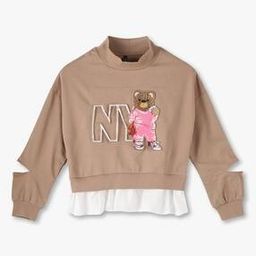 rio girls Girls Embroidered Relaxed Fit Sweatshirt-picture-5