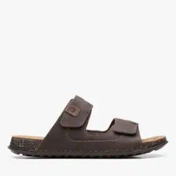 Leather Sandals with Velcro Closure-44