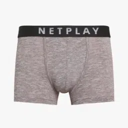 Heathered Trunks with Brand Knit Waist-image-60