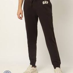 Logo Print Regular Fit Joggers-image-54