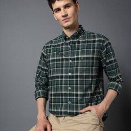 Men Checked Slim Fit Shirt-image-84