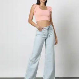 Women High-Rise Wide-Leg Jeans-image-29