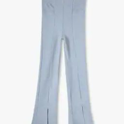Girls Ribbed Flared Pants-picture-16