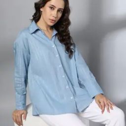 Women Striped Regular Fit Shirt-image-69