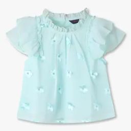 Girls Floral Applique Top-image-91
