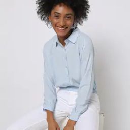 Printed Button-Down Shirt-image-17