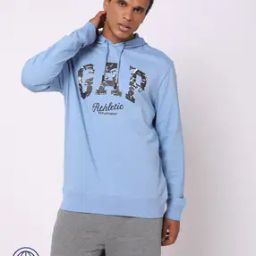Men Logo Print Regular Fit Hoodie-picture-49