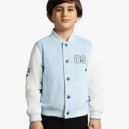 Boys Varsity Relaxed Fit Bomber Jacket-image-6