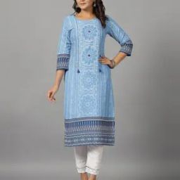 juniper Women Floral Print Straight Kurta-picture-29