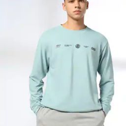Men Graphic Print Regular Fit Crew-Neck T-Shirt-image-17