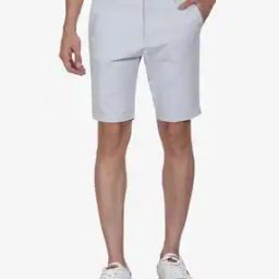 Flat-Front Chino Shorts with Insert Pockets-image-0