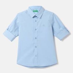united colors of benetton Solid Spread Collar Shirt-picture-30