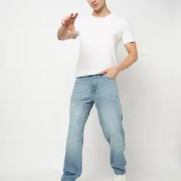 Men Mid-Wash Relaxed Jeans-image-51
