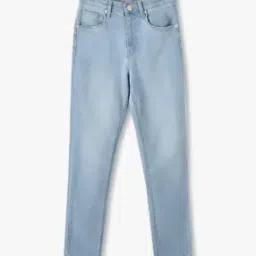 yb dnmx Boys Mid-Wash Slim Fit Jeans-picture-33