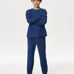 Boys Crew-Neck T-Shirt & Joggers Set-image-59