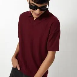 max Boys Ribbed Polo T-Shirt-picture-49