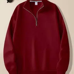 fashion and youth Men Regular Fit Sweatshirt with Full Sleeves-picture-0