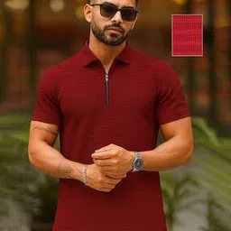 fabflee x ag Men Patterned Relaxed Fit Polo T-Shirt-picture-25