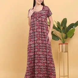 sweet dreams Women Printed Square-Neck Nightie-picture-10
