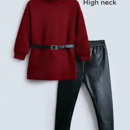 hopscotch Girls Pants with Ribbed Top-picture-47
