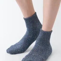 Right Angle Pile Short Socks-image-93
