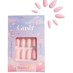 Pack of 8 Nailed It Reusable Luxury Press On Nails - French Pink Tips - Medium Almond-28