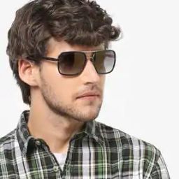 203788 Full-Rim Rectangular Sunglasses-image-9