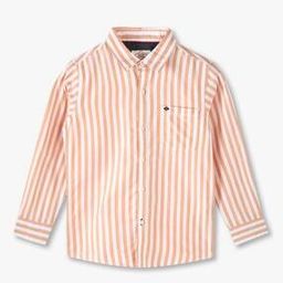 Men Striped Slim Fit Shirt with Patch Pocket-image-71