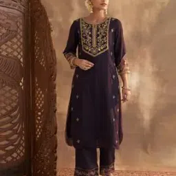 lakshita Women Embroidered Straight Kurta Set-picture-11