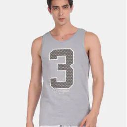 Numeric Print Crew-Neck Vest-image-51